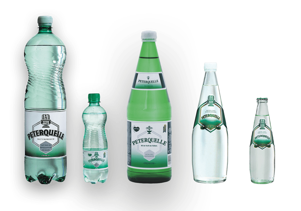 Etiketten für PET- und Glasflaschen